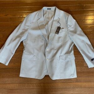 Stafford Seersucker Sport Coat Blazer
